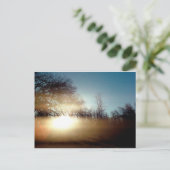 Morning Glow Postkarte (Stehend Vorderseite)
