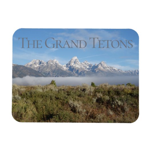 Morning Grand Teton Nationalpark Wyoming Magnet (Horizontal)