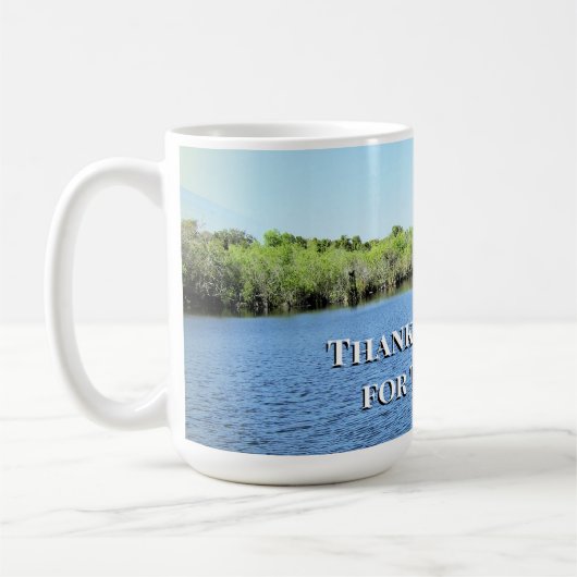 Morning Gratitude Reminder Kaffeetasse (Links)