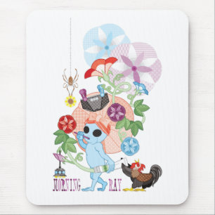 MORNING GRAY ALIEN MOUSEPAD