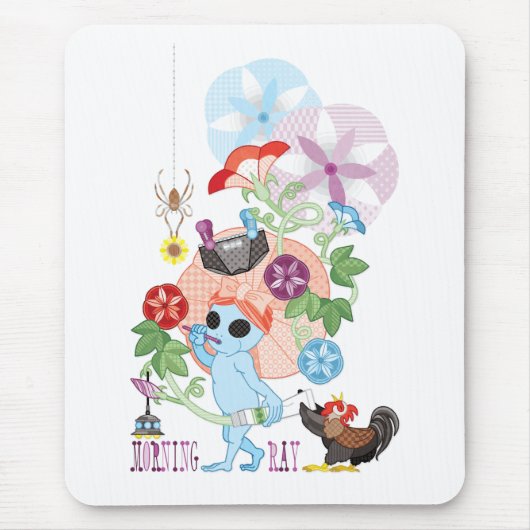 MORNING GRAY ALIEN MOUSEPAD (Vorne)