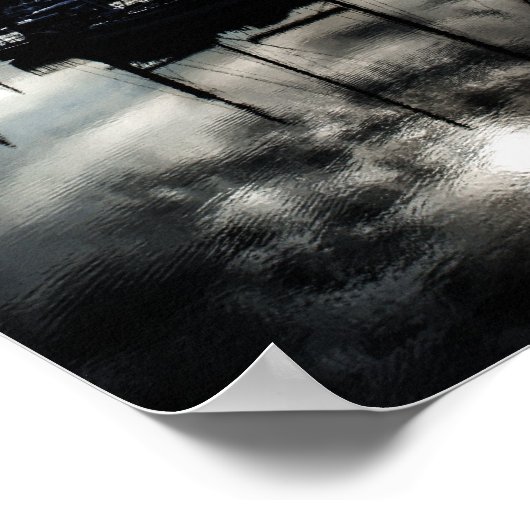 Morning Harbour Poster (Ecke)