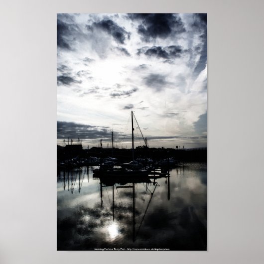 Morning Harbour Poster (Vorne)