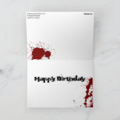 'Morning has Broken' Birthday Card Karte (Innenseite)