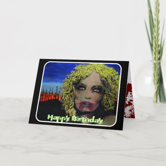 'Morning has Broken' Birthday Card Karte (Vorderseite)