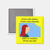 MORNING HAT BROKEN - Magnet (Vorderseite/Rückseite)