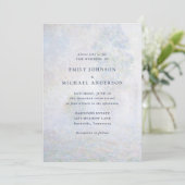 Morning Haze, Monet, Art Hochzeit Einladung (Stehend Vorderseite)