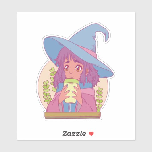 Morning Hexe Aufkleber (Blatt)