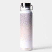 Morning Imitats Glitzer Girl Black Trinkflasche (Rückseite)
