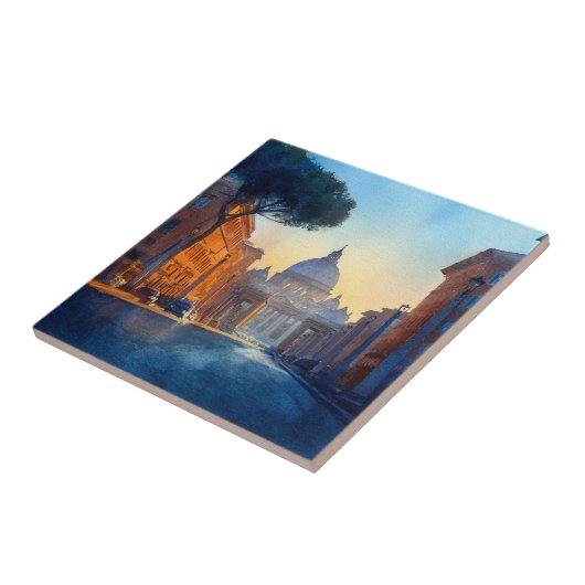 Morning in Rome Fliese (Seite)