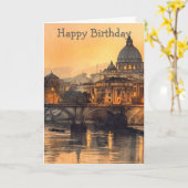 Morning in Rome Karte (Gelbe Blume)