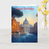 Morning in Rome Karte (Gelbe Blume)