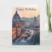 Morning in Rome Karte (Vorderseite)