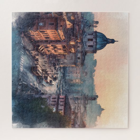 Morning in Rome Puzzle (Horizontal)