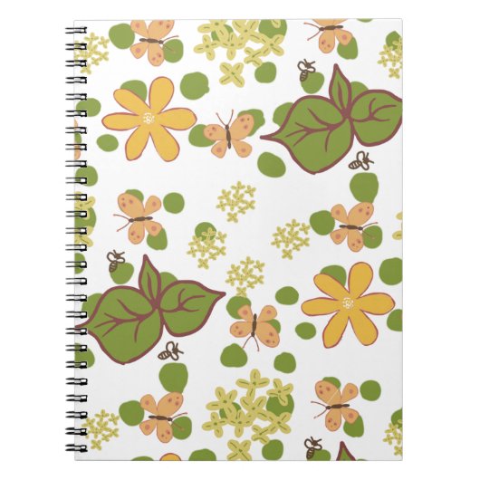 Morning in the Garden Notizblock (Vorderseite)