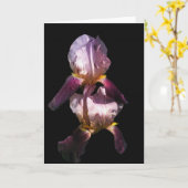 Morning Iris Karte (Gelbe Blume)