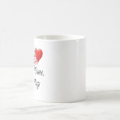 Morning Kisses, Evening Hugs - Sweet Romantic Mug Kaffeetasse (Mittel)