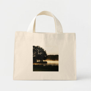 Morning Lake Scene bagttcn Mini Stoffbeutel
