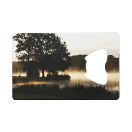 Morning Lake Scene bocna Geldbeutel Flaschenöffner