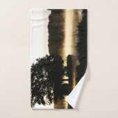 Morning Lake Scene btcna Badhandtuch Set (Handtuch)