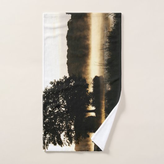 Morning Lake Scene btcna Badhandtuch Set (Handtuch)
