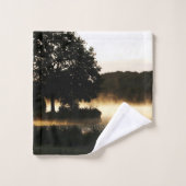 Morning Lake Scene btcna Badhandtuch Set (Waschlappen)