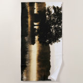 Morning Lake Scene btcna Strandtuch (Vorderseite)