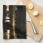 Morning Lake Scene ktm Geschirrtuch (Viertel Falte)