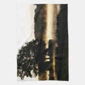 Morning Lake Scene ktm Geschirrtuch (Vertikal)