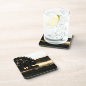 Morning Lake Scene Küste Getränkeuntersetzer (Rechte Seite)