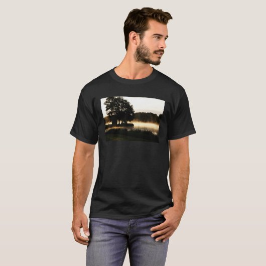 Morning Lake Scene mccna T-Shirt (Vorne ganz)