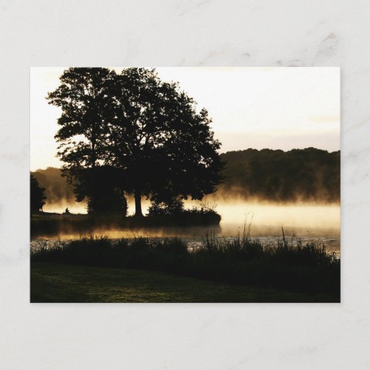 Morning Lake Scene pca Postkarte (Vorderseite)