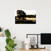 Morning Lake Scene wapcnm Poster (Heimbüro)