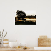 Morning Lake Scene wapcnm Poster (Küche)