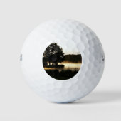 Morning Lake Scene wu gbcna Golfball (Vorderseite)