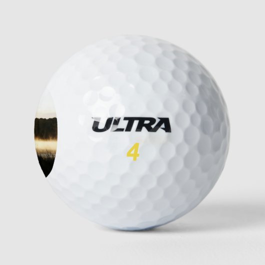 Morning Lake Scene wu gbcnm Golfball (Logo)