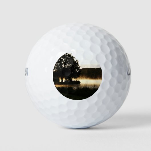 Morning Lake Scene wu gbcnm Golfball (Vorderseite)