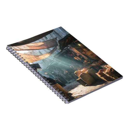 Morning Light Anciate Spice Bazaar Notebook Notizblock (Rechte Seite)