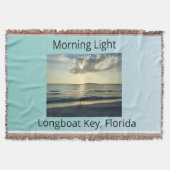 Morning Light Coastal Serenity Decke (Vorderseite)