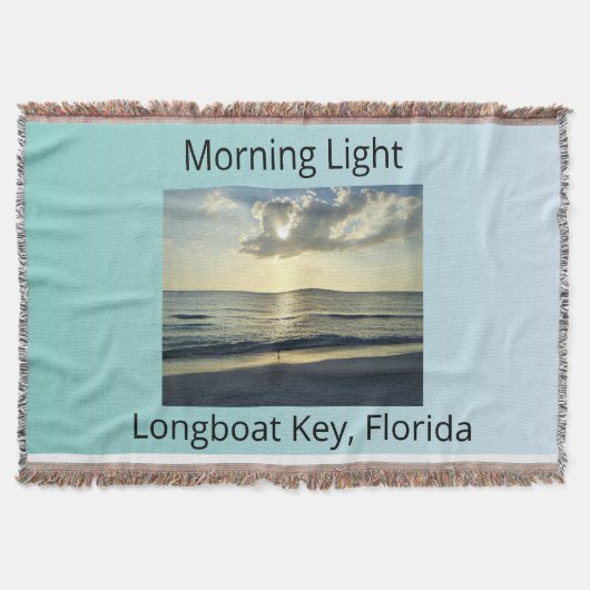 Morning Light Coastal Serenity Decke (Vorderseite)