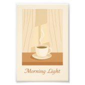 Morning Light Coffee Poster (Vorne)