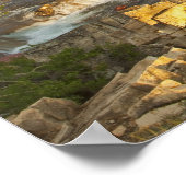 Morning light grüßt die Swiftcurrent Falls im Poster (Ecke)