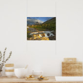 Morning light grüßt die Swiftcurrent Falls im Poster (Küche)