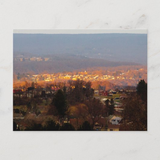 Morning Light, Johnstown, Pennsylvania Postkarte (Vorderseite)