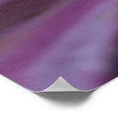 Morning Light Lila Passion Blume Poster (Ecke)