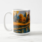 Morning Light Over the Windmill Kaffeetasse (Links)