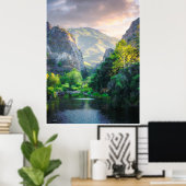 Morning Light Through the Canyon Poster (Heimbüro)