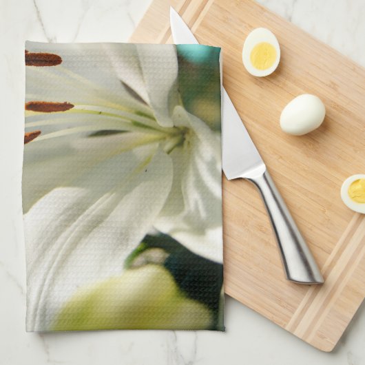 Morning Lily! Geschirrtuch (Viertel Falte)