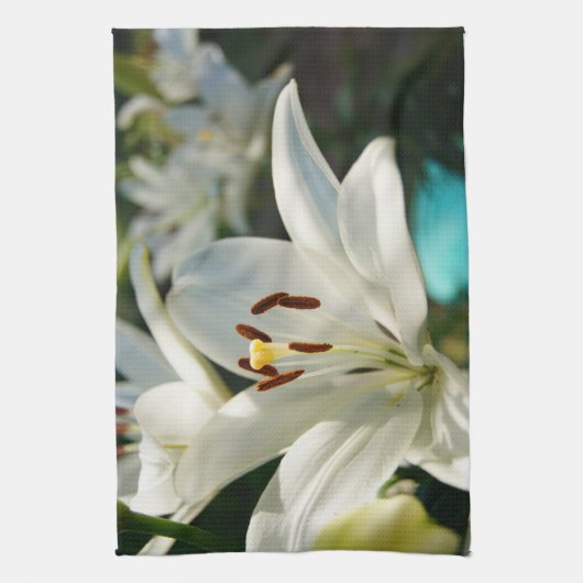 Morning Lily! Geschirrtuch (Vertikal)