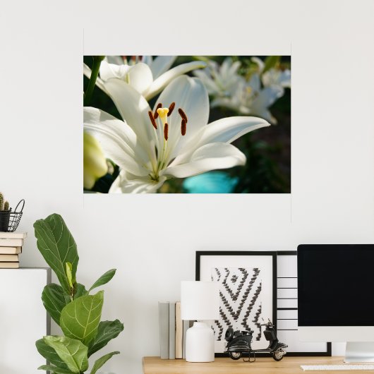 Morning Lily Poster (Heimbüro)